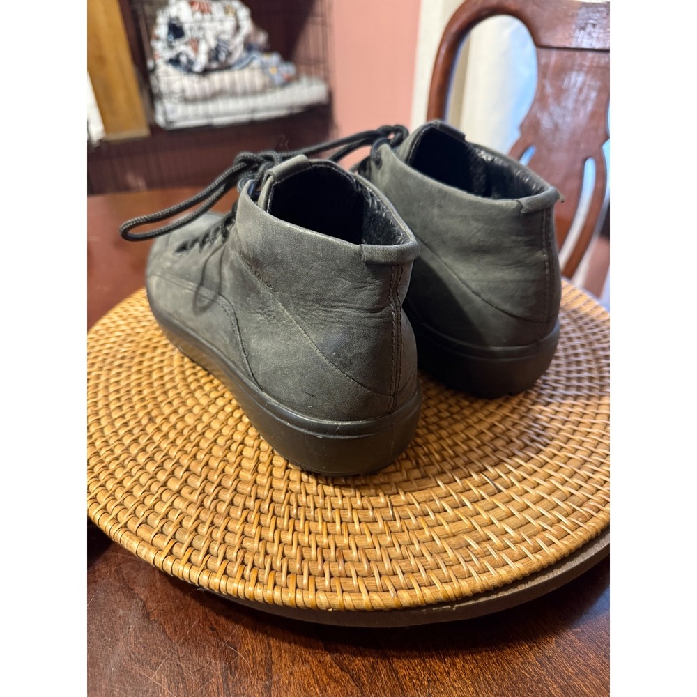 Ecco Soft 7 Tred Hydromax Mens Gray Nubuck Leather Chukka Sneaker Boots 43 9-9.5 - Picture 10 of 10